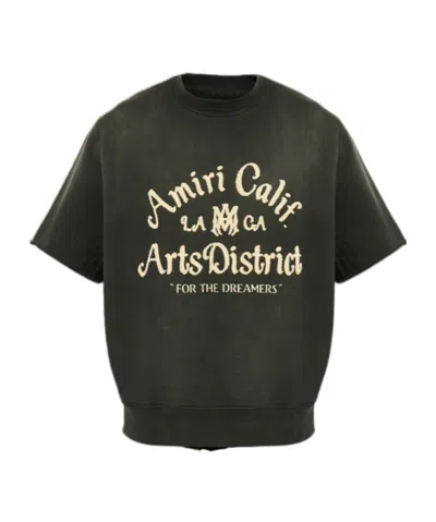 Amiri Short-sleeved T-shirt In Black