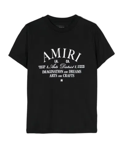 Amiri Short-sleeved T-shirt In Black