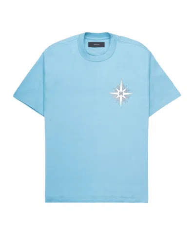Amiri Short-sleeved T-shirt In Blue