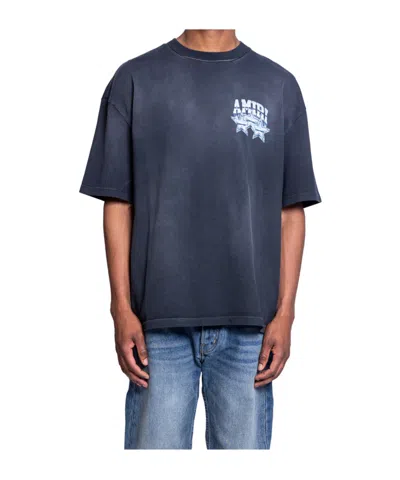 Amiri Short-sleeved T-shirt In Blue