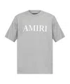 Amiri Stencil Logo-print Cotton-jersey T-shirt In Gray