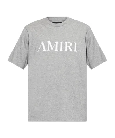 Amiri Core Logo Crew Neck T-shirt In Gray