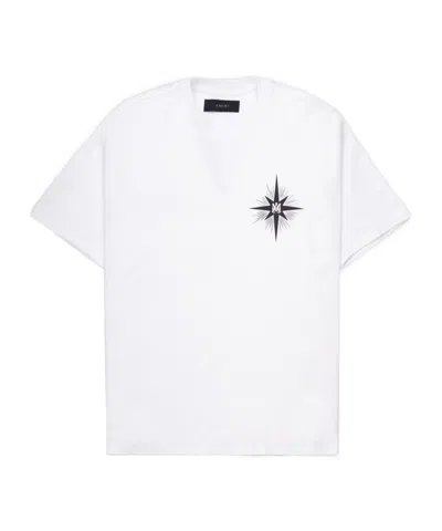 Amiri Short-sleeved T-shirt In Bianco