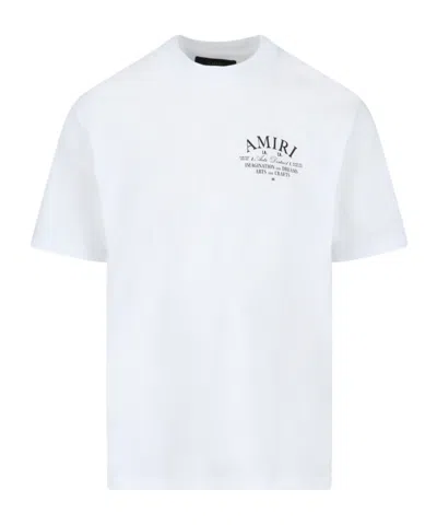 Amiri Short-sleeved T-shirt In White