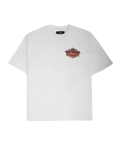 AMIRI AMIRI LOGO-EMBELLISHED CREWNECK T-SHIRT