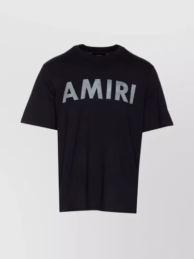 AMIRI SHORT SLEEVES CREWNECK STENCIL T-SHIRT