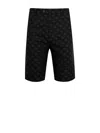 Amiri Wool Cotton Blend Shorts In Black