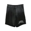 Amiri Logo-embroidered Silk Shorts