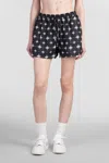Amiri Shorts In Black Silk In Black