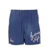 Amiri Saturday Night Bermuda Shorts In Blue