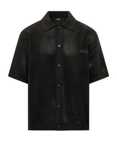 Amiri Short-sleeved Shirt In Black