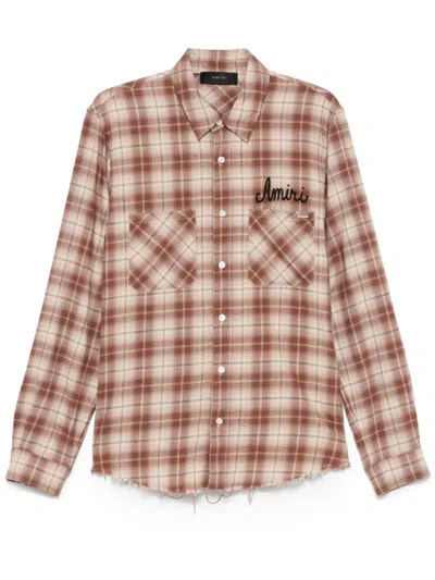 AMIRI SHOTGUN FLANNEL SHIRT