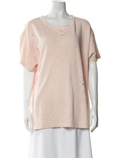 Pre-owned Amiri Shotgun Graphic Print T-shirt In Pink