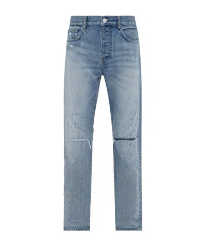 Amiri Shotgun Straight-leg Jeans In Gray