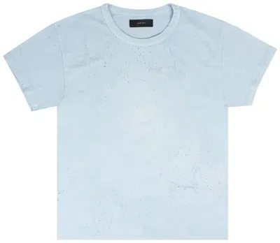 Amiri Shotgun T-shirt- Light Blue