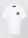 Amiri White Crewneck T-shirt With Logo Print On The Front And Logo Lettering On The Rear In Cotton M In White