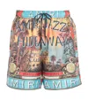 Amiri Jazz Hideaway Bermuda And Short Multicolor