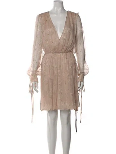Pre-owned Amiri Silk Knee-length Dress W/ Tags