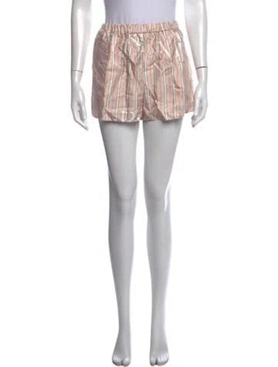 Pre-owned Amiri Silk Mini Shorts In Black