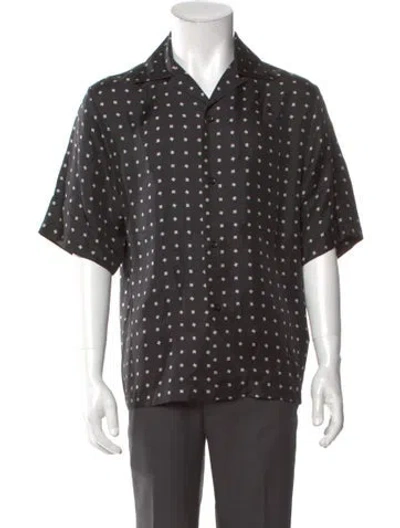 Pre-owned Amiri Silk Printed Shirt In Black