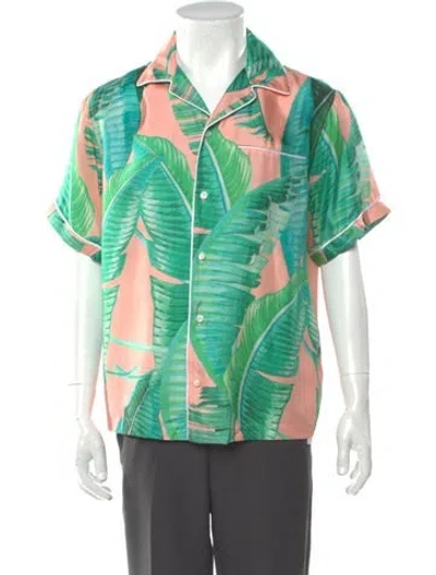 Pre-owned Amiri Silk Printed Shirt In Pink