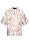 Amiri La Landmark Printed Short-sleeved Shirt