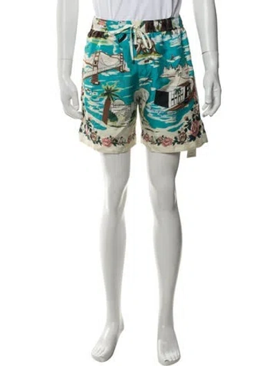 Pre-owned Amiri Silk Shorts In Multicolor