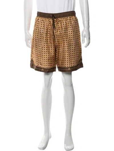 Pre-owned Amiri Silk Shorts W/ Tags In Brown