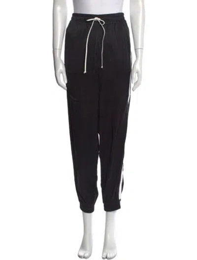 Pre-owned Amiri Silk Skinny Leg Pants In Black