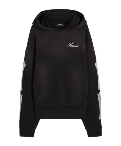 Amiri Simple Cotton Sweatshirt In Black