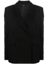 Amiri Single-breasted Button-fastening Jacket In Schwarz
