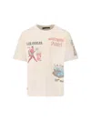 Amiri Relaxed Fit Graphic Print T-shirt With Crew Neckline In Multi