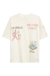 Amiri Sinners Oversize Cotton Graphic T-shirt In White