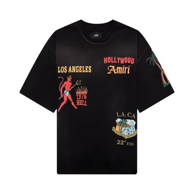 Pre-owned Amiri Sinners Oversized Tee 'black' | Men's Size Xxl