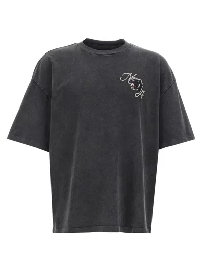 Amiri Skate Crew Neck T-shirt In Grey