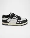 Amiri Skel Bicolor Leather Low-top Sneakers, Kids