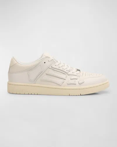 Amiri Skel Bicolor Low-top Sneakers In Neutrals