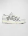 Amiri Skel Colorblock Low-top Sneakers In 030 Grey