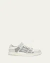 Amiri Skel Colorblock Low-top Sneakers In Grey