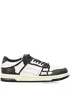 Amiri Skel Colour-block Leather Sneakers In Black