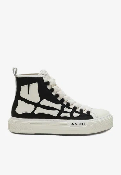 AMIRI SKEL COURT HIGH-TOP SNEAKERS