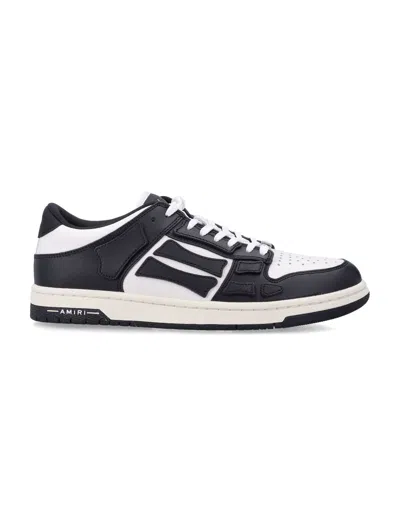 AMIRI SKEL LOW TOP LEATHER SNEAKERS