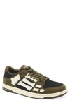 Amiri Panel Sneakers Rubber Sole Low Top In Black