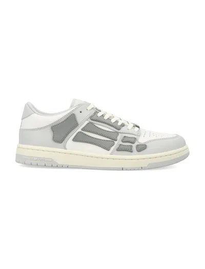 Amiri Skel Low Top Sneaker In Gray