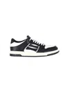 Amiri Contemporary Black Sneakers With Elevated Midsole In Black