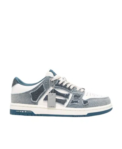 Amiri Skel Low-top Sneakers In Gray