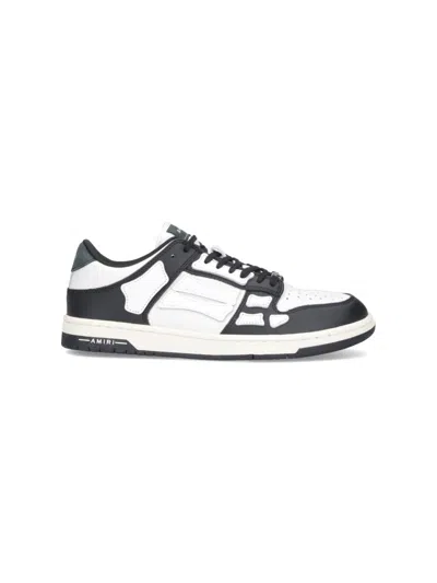 Amiri "skel" Low Top Sneakers – White In Multi