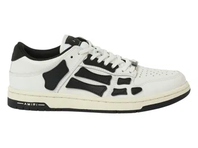 Pre-owned Amiri Skel Low (women's) Sneakers In White Black