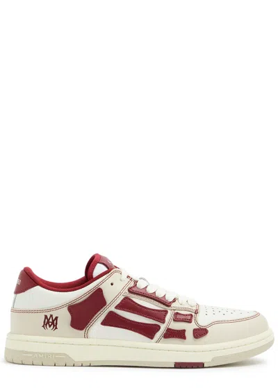 AMIRI AMIRI SKEL PANELLED LEATHER SNEAKERS