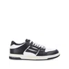 Amiri Skel Top Low Black And White Sneakers With Logo Patch On Thetongue And Contrasting Details On The Si In Black